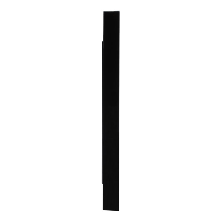 Starck's Glossy Black Full-Length Rectangular Mirror
