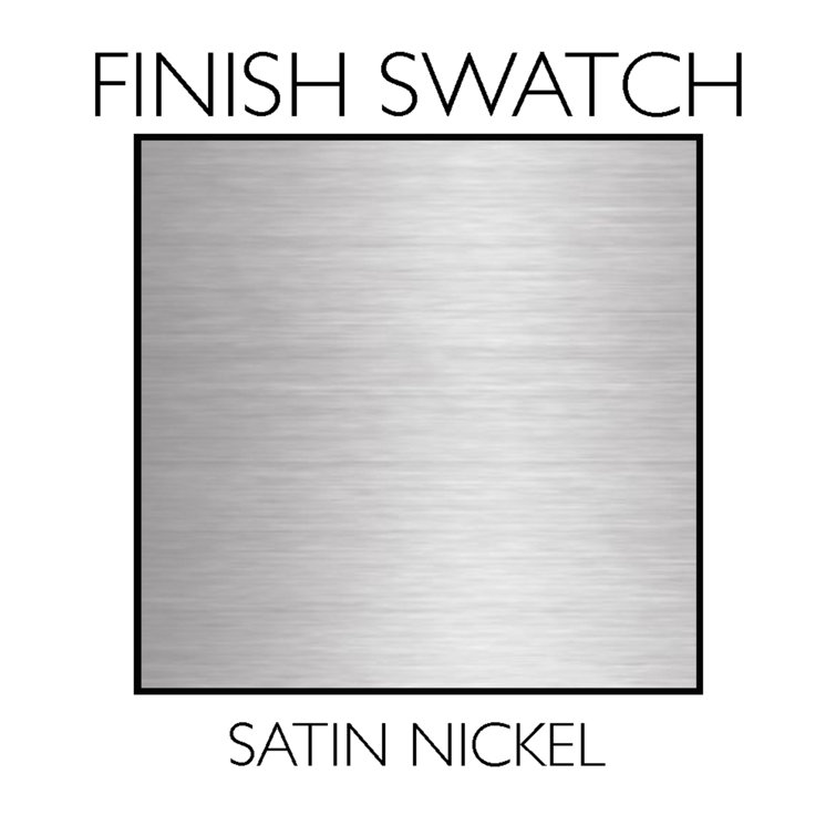 Satin Nickel Single Handle Bathroom Faucet with Ceramic Disc