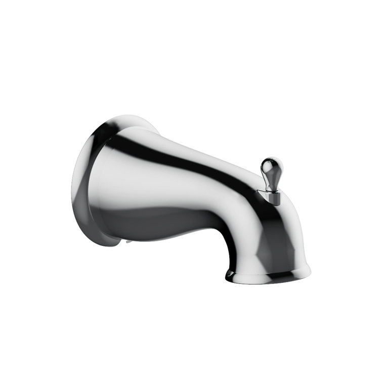 Polished Chrome Wall Mounted Bath and Shower Trim Set