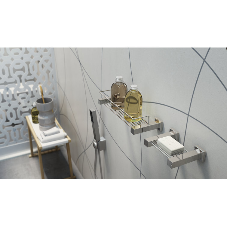 Matte Black Stainless Steel Modern Soap Rack