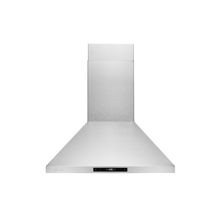 36'' Stainless Steel Convertible Wall Mount Range Hood with Charcoal Filter