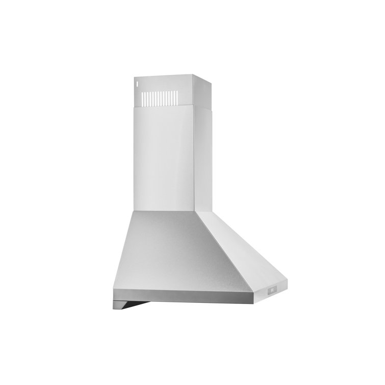 36'' Stainless Steel Convertible Wall Mount Range Hood with Charcoal Filter
