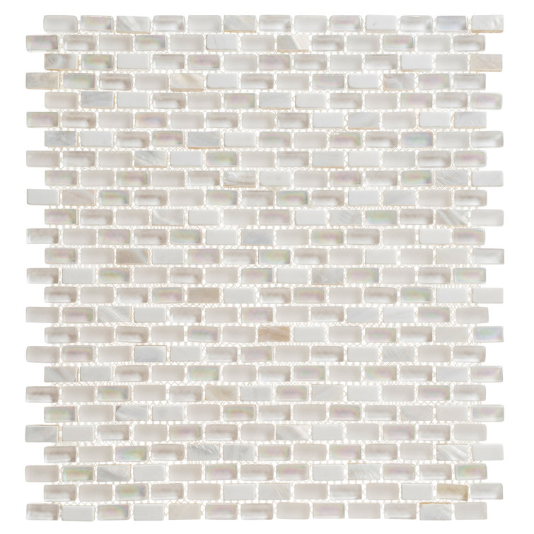 Whisten Glossy Glass and Marble Mosaic Tile