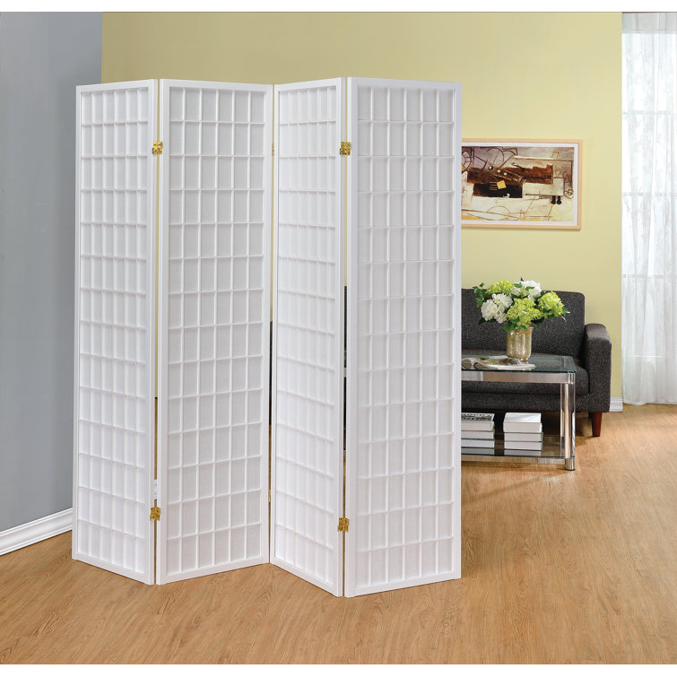 Rosewood 6 ft Tall Shoji Screen with Spruce Frame