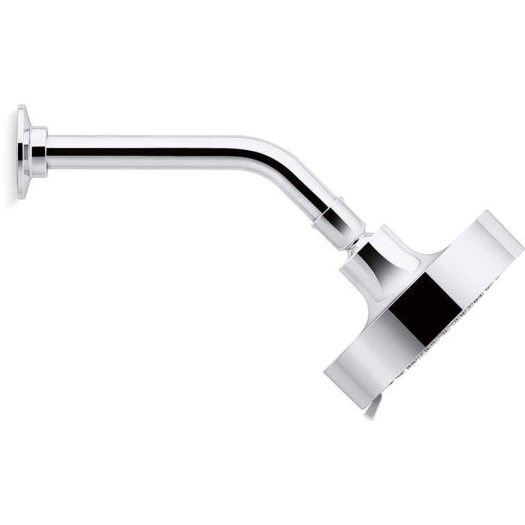 Polished Chrome Multi-Function Wall Mounted Showerhead