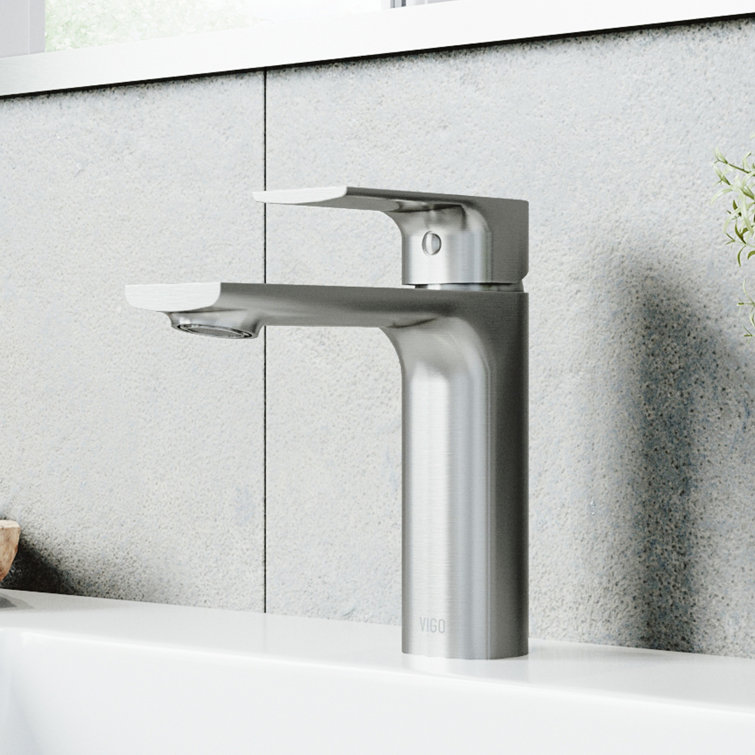 Davidson 6.375" Black Brass Single Hole Bathroom Faucet