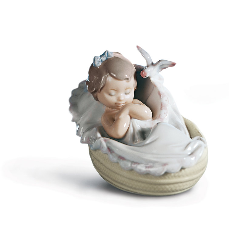 Comforting Dreams Handcrafted Porcelain Baby Girl Figurine