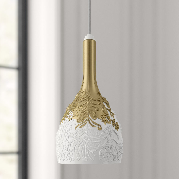 Mini Naturofantastic Gold LED Pendant Light with 118" Cable