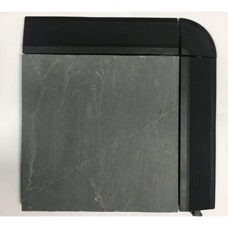 Black and Brown PVC Interlocking Deck Tile Kit