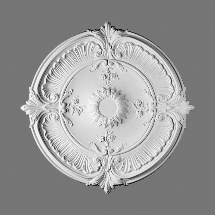 27.5" White Primed Polyurethane Ceiling Medallion
