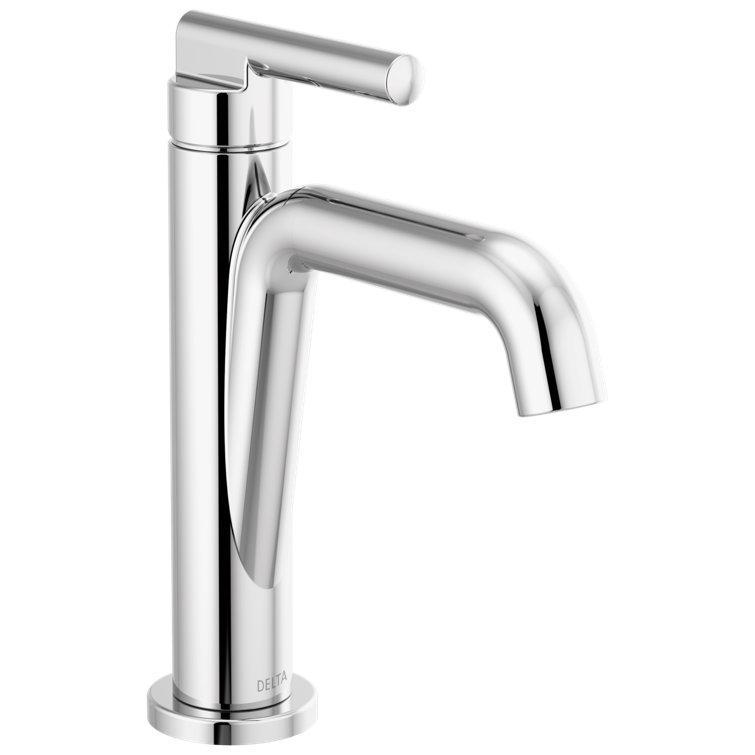 Nicoli Chrome Single Handle Bathroom Faucet with Drain Assembly