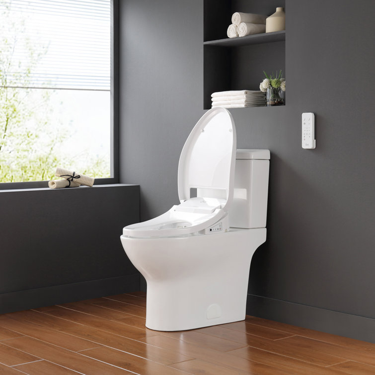 White Elongated Dual Flush High Efficiency Macerating Toilet