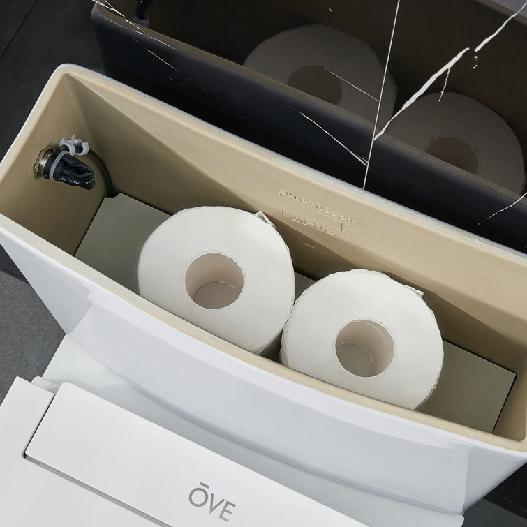 Wilma White High Efficiency Elongated Two Piece Bidet Toilet