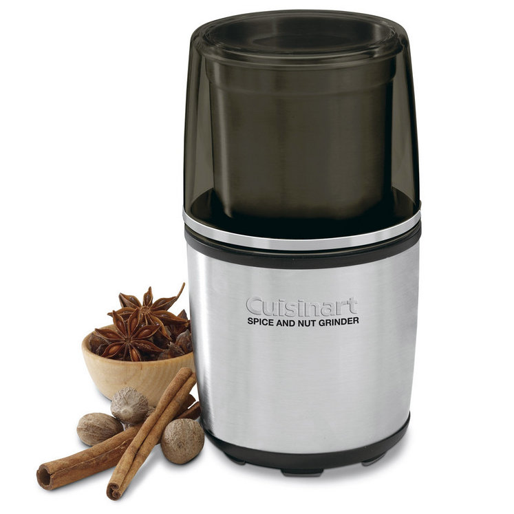 Stainless Steel Electric Spice and Nut Grinder with Safety Lock