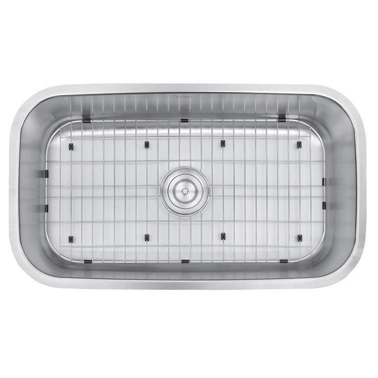 Ruvati 35-inch Drop-in Stainless Steel Single Bowl Kitchen Sink