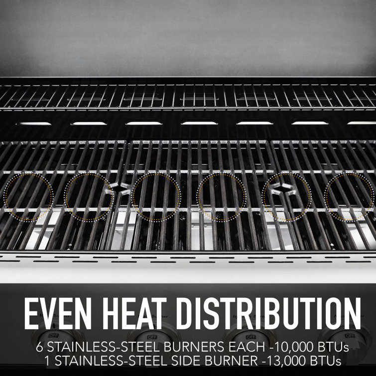 Kenmore XL Stainless Steel Propane Gas Grill with Side Burner