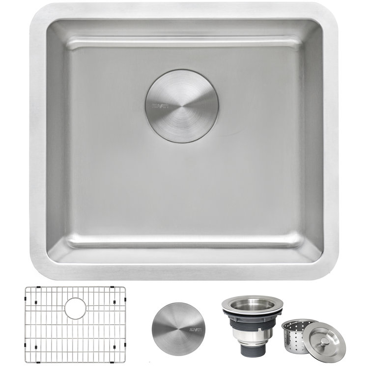 Ruvati 18" Stainless Steel Undermount Bar Prep Sink