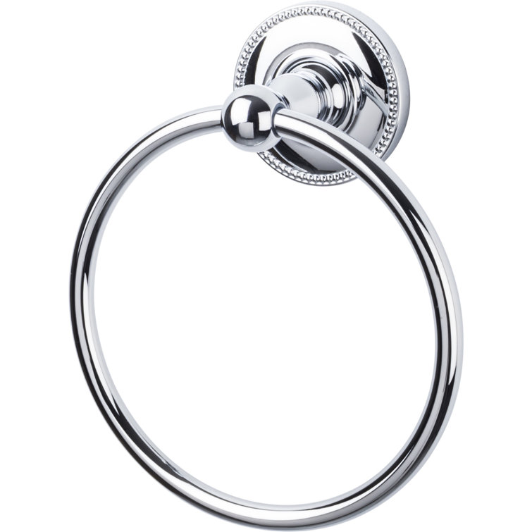 Edwardian Polished Chrome Wall Mounted Bath Towel Ring