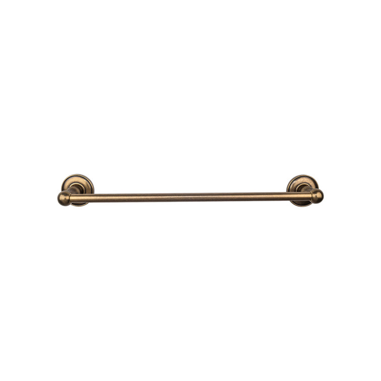 Edwardian German Bronze Wall Mounted Single Towel Bar