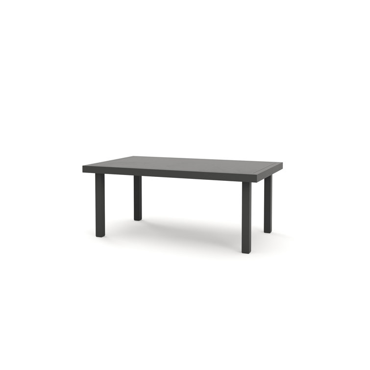 Jasper Black Aluminum Outdoor Coffee Table