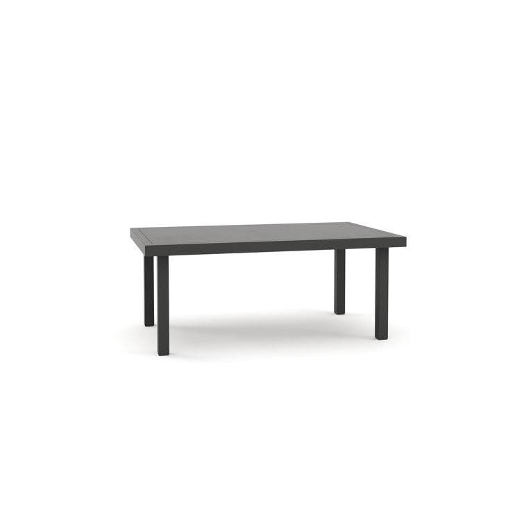 Jasper Black Aluminum Outdoor Coffee Table