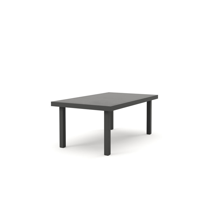 Jasper Black Aluminum Outdoor Coffee Table