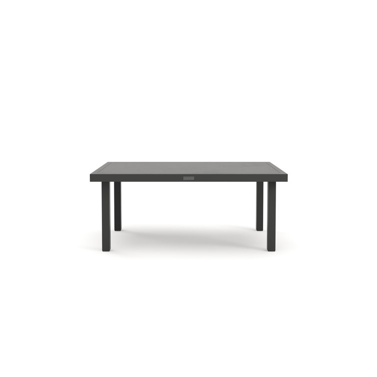 Jasper Black Aluminum Outdoor Coffee Table