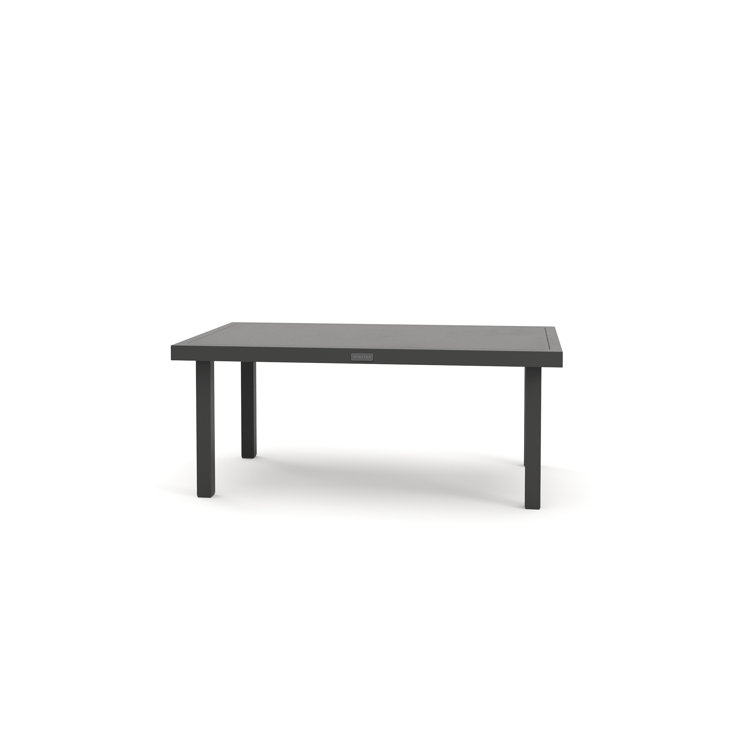 Jasper Black Aluminum Outdoor Coffee Table