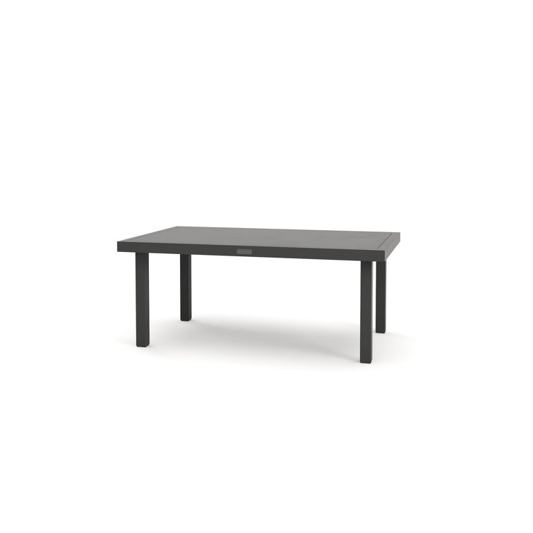 Jasper Black Aluminum Outdoor Coffee Table