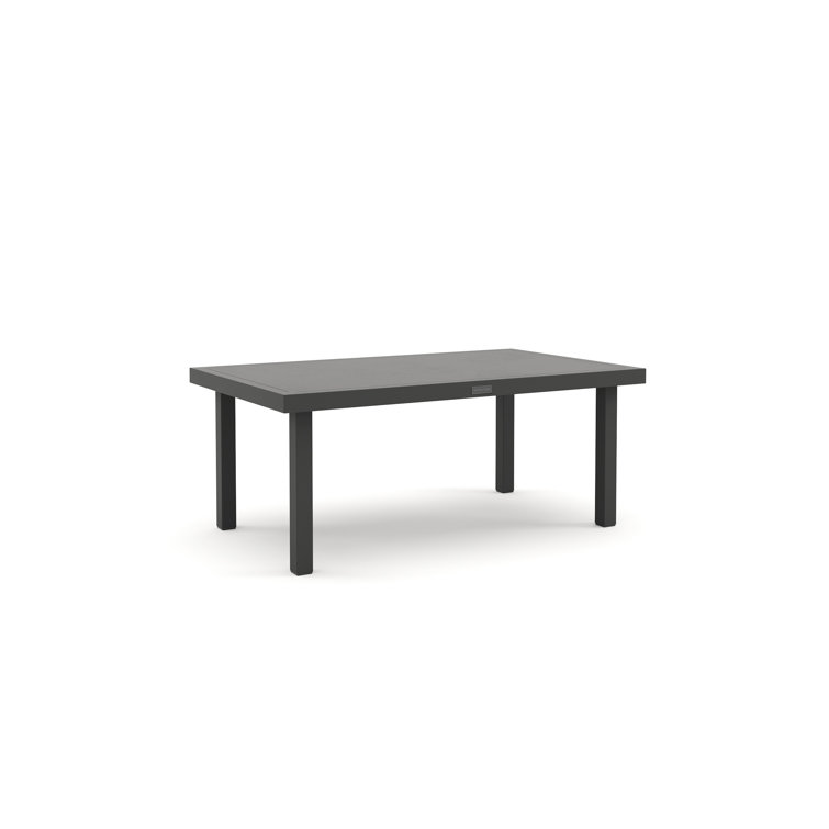Jasper Black Aluminum Outdoor Coffee Table