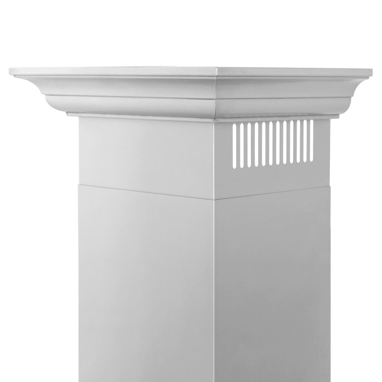 24" Stainless Steel Convertible Wall Mount Range Hood with Charcoal Filter