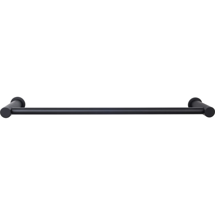 Hopewell Black Modern Wall Mounted Towel Bar