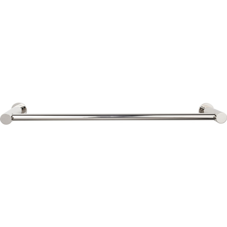 Polished Nickel Modern Wall Mounted Single Towel Bar