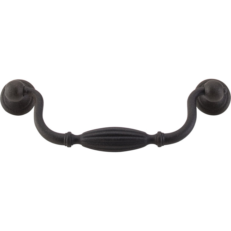 Brushed Bronze Traditional Drop Bail Cabinet Handle