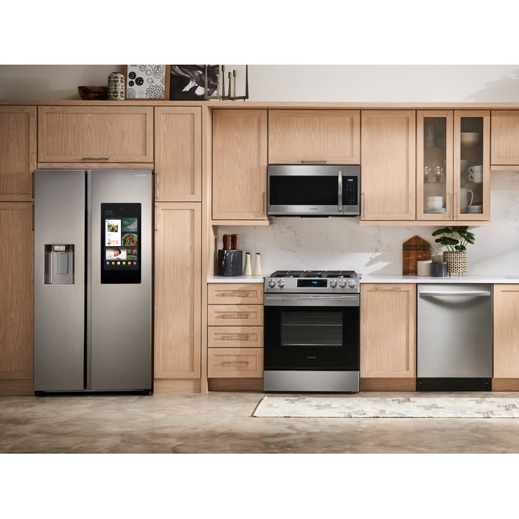 21.5 Cu Ft Stainless Steel Smart Side-by-Side Refrigerator
