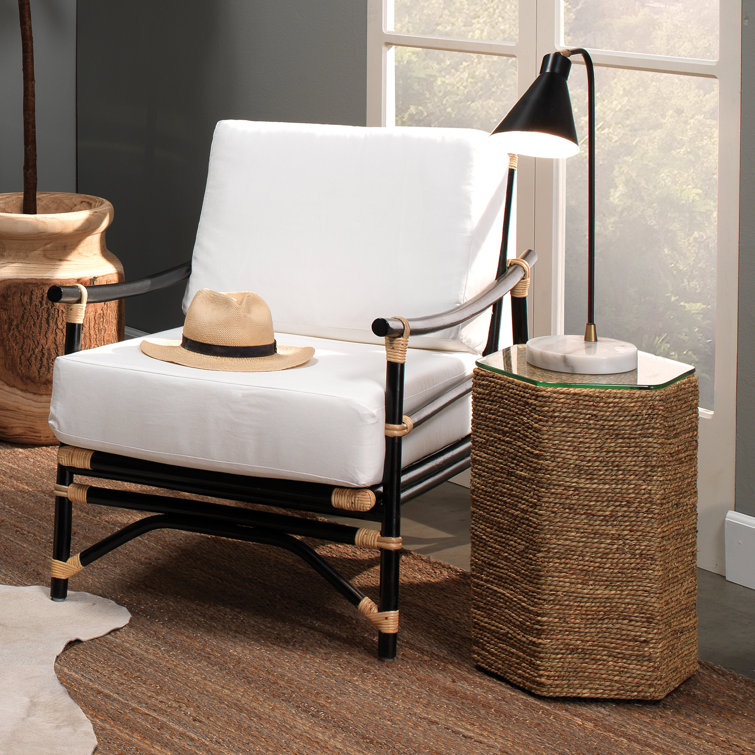 Adjustable Black Iron Desk Lamp with Marble Base