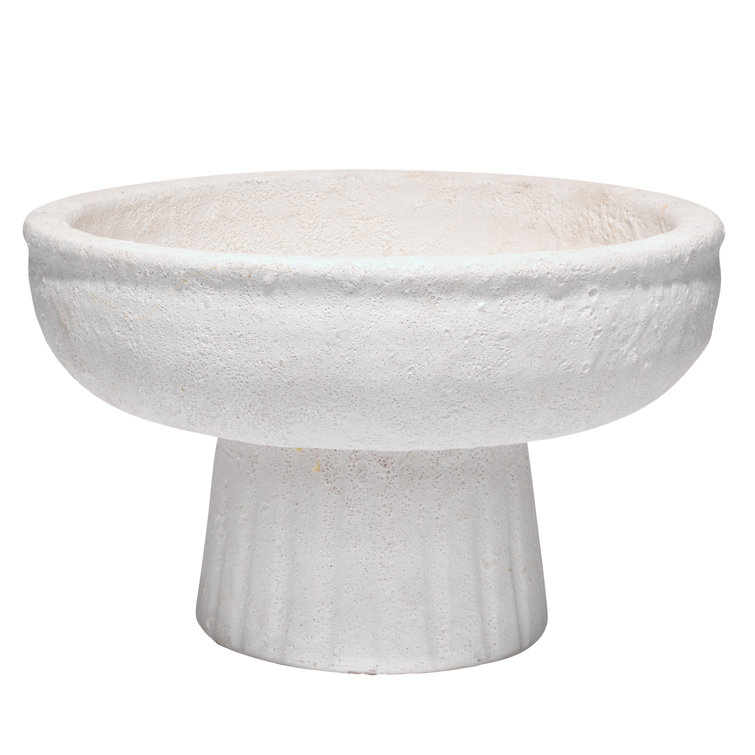White Textured Ceramic Novelty Table Vase