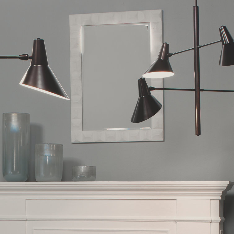 Astor Rectangular Gold Wall Mirror with Gesso Frame