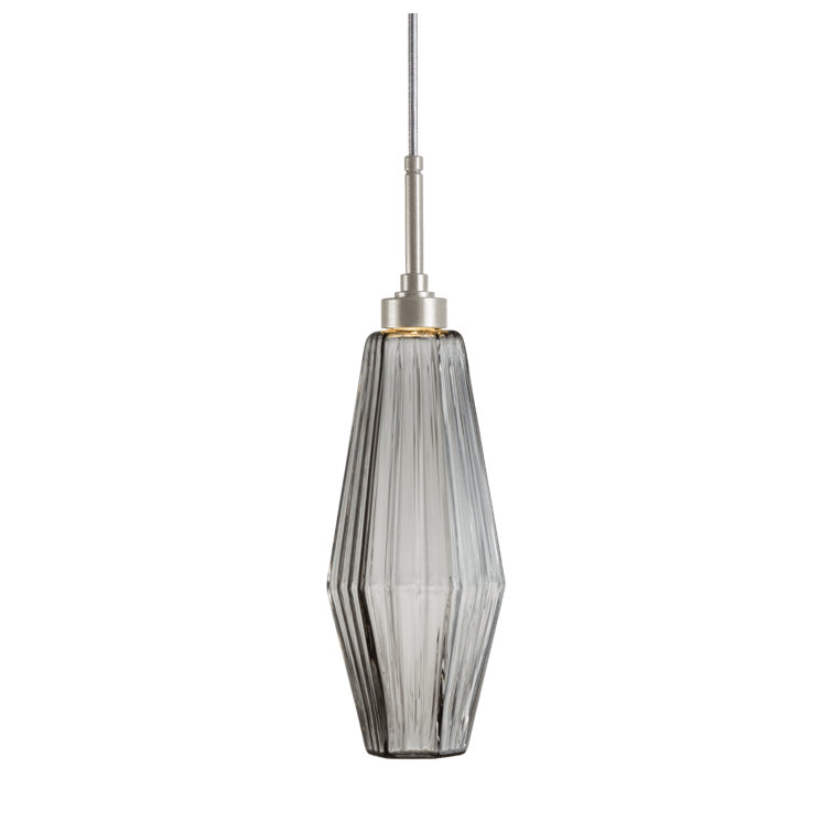 Matte Black Glass Multi-Light LED Pendant