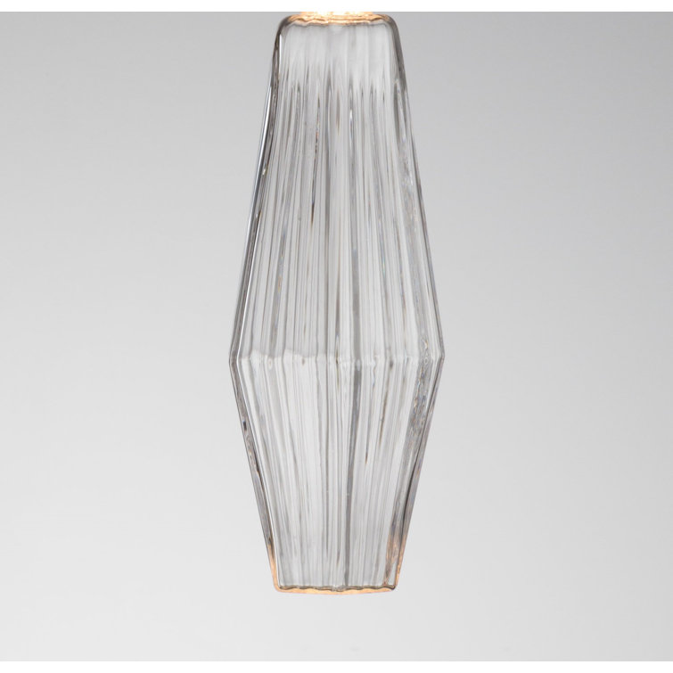 Aalto Square Waterfall 27" Multi-Light Pendant in Matte Black and Bronze