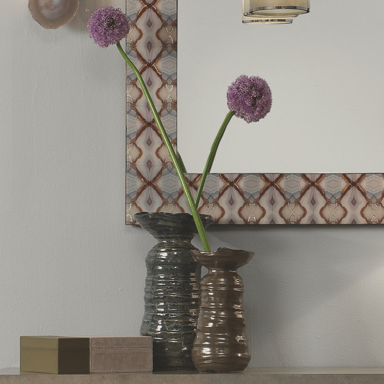 Pearl Cream Ceramic Textured Table Vase