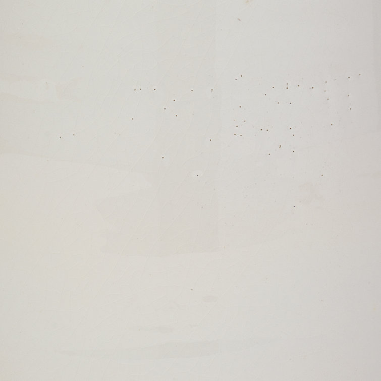 White Ceramic Table Lamp with Natural Linen Shade