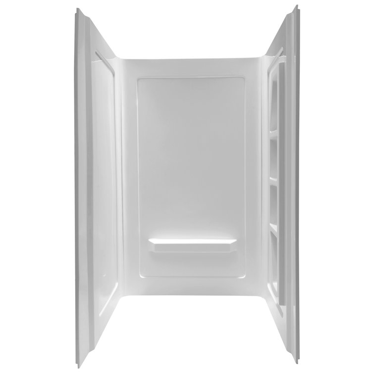Rose 48'' x 36'' White Acrylic Shower Wall System