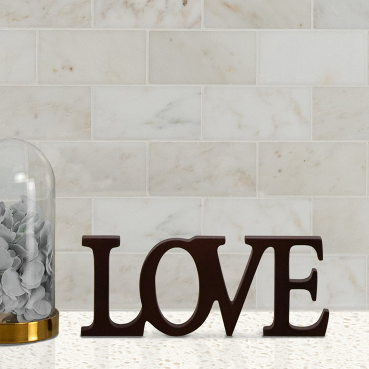 Greecian White 3" x 6" Polished Marble Subway Tile