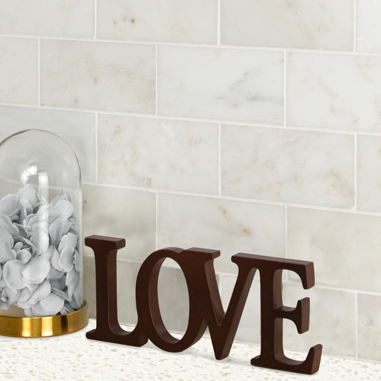 Greecian White 3" x 6" Polished Marble Subway Tile