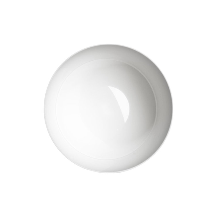 White Soft Touch Recycled Plastic Waste Basket