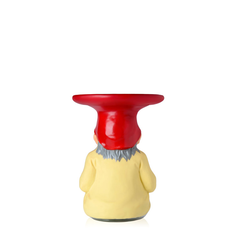 Napoleon Multicolor Hand-Painted Round Outdoor Stool