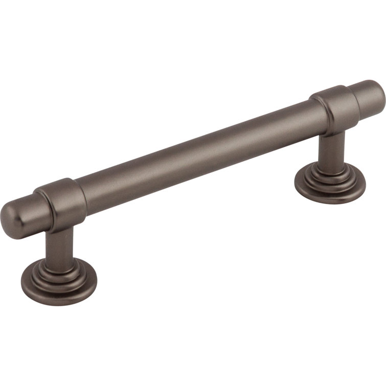 Honey Bronze 5 1/4" Bar Cabinet Pull with Mounting Hardware