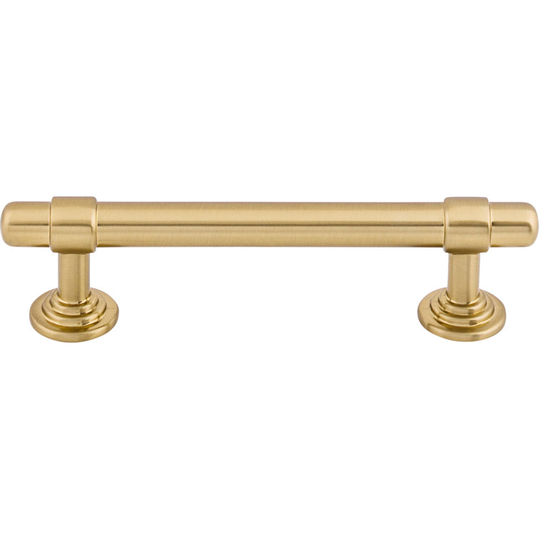 Honey Bronze 5 1/4" Bar Cabinet Pull with Mounting Hardware