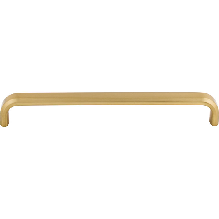 Honey Bronze Modern Bar Pull with Mounting Hardware